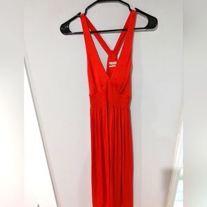 Red maxi dress from Urban Outfitters